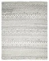 Solo Rugs Thomas Bohemian Moroccan Hand-knotted Wool-blend Area Rug In Gray