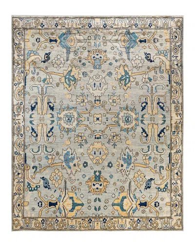 Solo Rugs Traditional Wool Serapi Tribal Area Rug In Gray