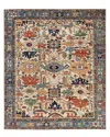 Solo Rugs Traditional Wool Serapi Tribal Ivory Area Rug 8' 1 In Multi