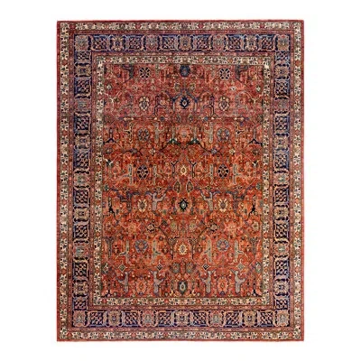 Solo Rugs Tribal One-of-a-kind Hand-knotted Area Rug - Red,  8' 1" X 10' 5" In Red,blue,ivory,green
