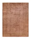 Solo Rugs Vibrance Hand-knotted Wool Rug In Yellow