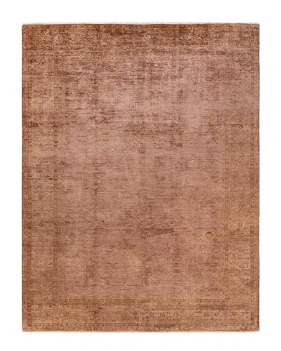 Solo Rugs Vibrance Hand-knotted Wool Rug In Yellow