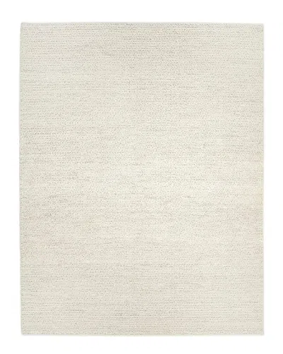 Solo Rugs Wayne Contemporary Solid Hand-woven Jute-blend Area Rug In Beige