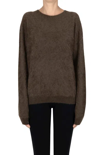 Solocascmir Cashmere Pullover In Brown