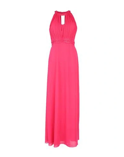 Sologioie Woman Maxi Dress Fuchsia Size 8 Polyester In Pink