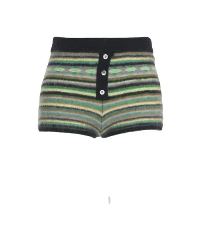 Solotre Allu Barbie' Knit Shorts In Multi