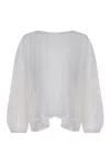 Solotre Blousa  Made Of A Silk Blend In White