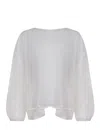 Solotre Blousa  Made Of A Silk Blend In White