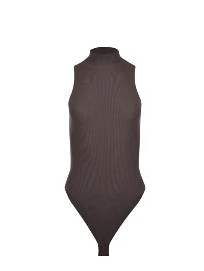 Solotre Body  Made Of A Viscose Blend. In Gray