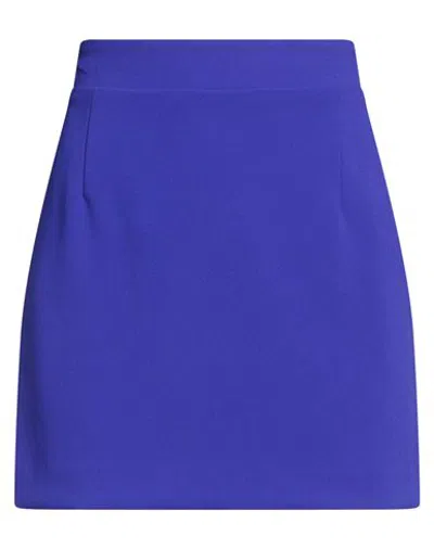 Solotre Bottomwear - Mini Skirts In Ivory - Bright Blue - Light Pink
