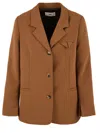 Solotre Jackets Brown In Brown