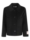 Solotre Button Patch-pocket Jacket In Black