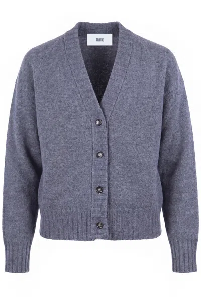 Solotre - Cardigan - 480498 - Grey In Gray