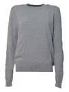 Solotre Crew-neck Sweater In Gray