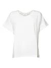 Solotre Cuffed T-shirt In White