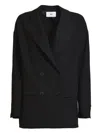 Solotre Tailored Black Jacket With Classic Collar And Clean Lines In Black