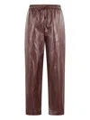 Solotre Drawstring Trousers In Red