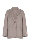 Solotre Jacket Made Of A Wool And Cashmere Blend In In Brown