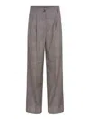 Solotre Pants Made From A Multicolor Viscose Blend In Multi