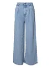 Solotre Pleated Wide-leg Jeans