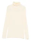 Solotre Roll-neck Sweater In Neutral