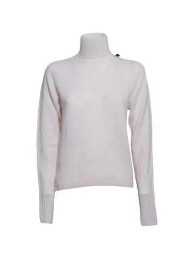 Solotre Roll-neck Knitted Sweater In Blue
