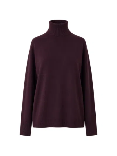 Solotre Roll-neck Knitted Sweater In Multi