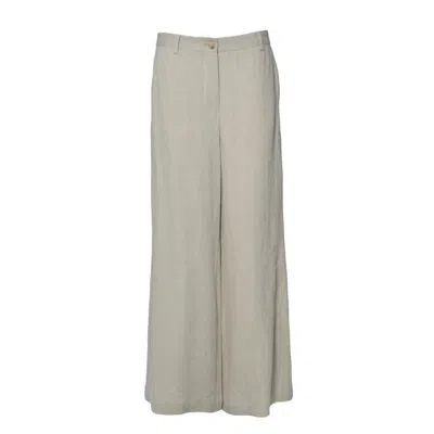 Solotre Wide-leg Trousers In Gray