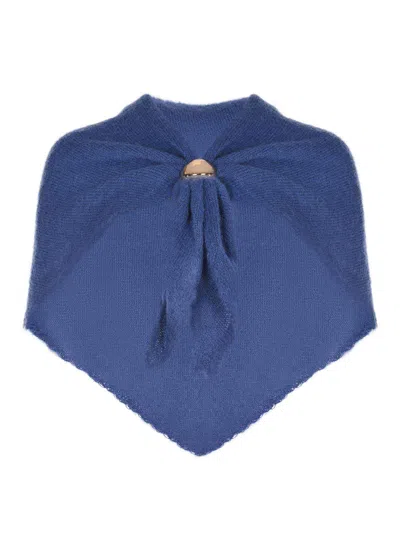 Solotre Shawl In Blue