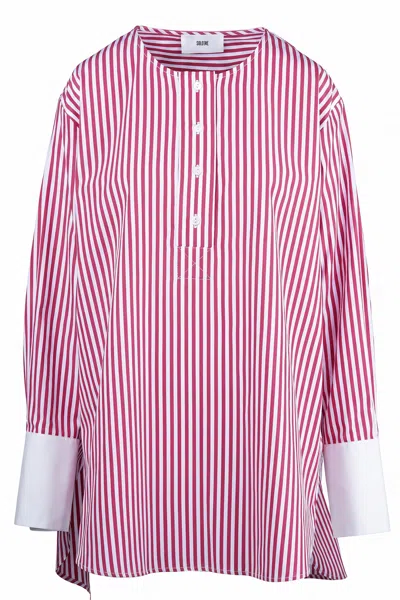 Solotre - Shirt - 470677 - White/red In Bianco/rosso