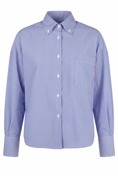 Solotre - Shirt - 470680 - Blue In Bianco/azzurro