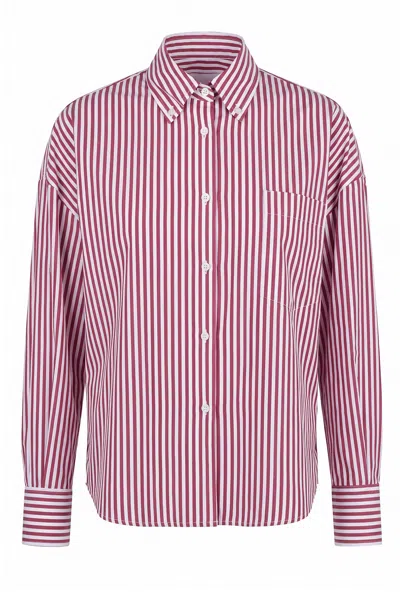 Solotre - Shirt - 470680 - White/red In Bianco/rosso