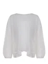 Solotre Blousa  Made Of A Silk Blend In White