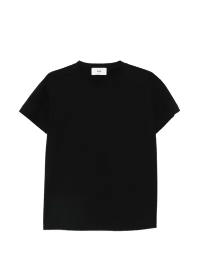 Solotre Short-sleeve T-shirt In Black