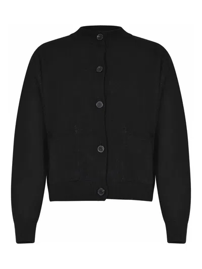 Solotre Sweater Made Of  Wool In Black