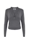 Solotre Sweater In Grigio Antracite