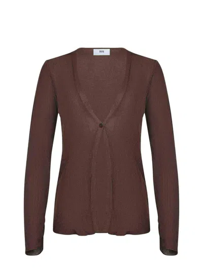 Solotre Sweaters In Burgundy