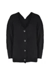 Solotre Cardigan In Black