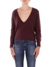 Solotre Sweaters In Burgundy