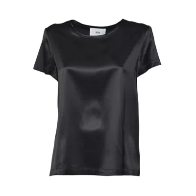 Solotre Short-sleeve T-shirt In Black