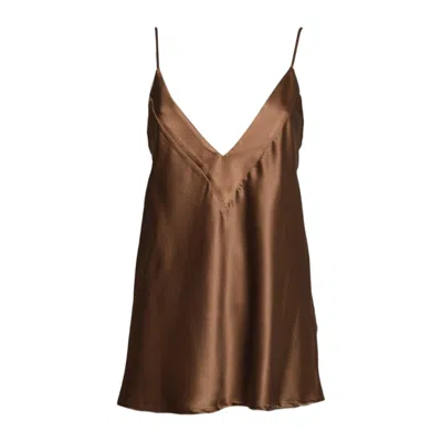 Solotre Top In Brown