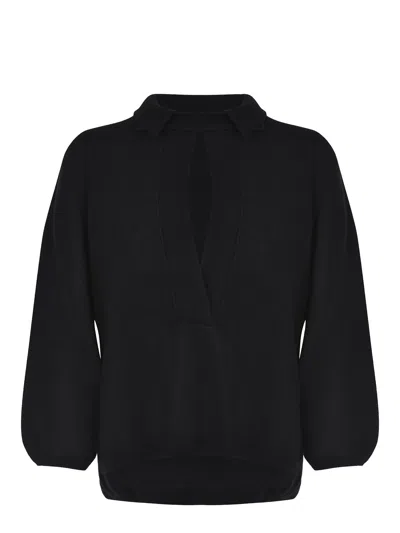 Solotre Tre Sweater In Black