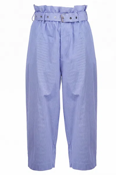 Solotre - Trousers - 470676 - White / Blue