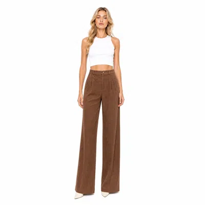 Solotre Trousers In Caramello Marrone