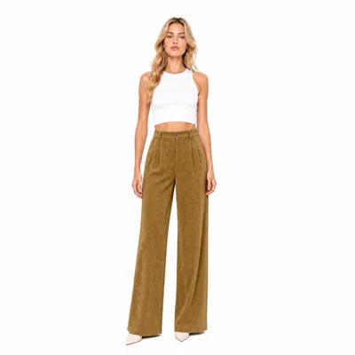 Solotre Trousers In Olive Verde