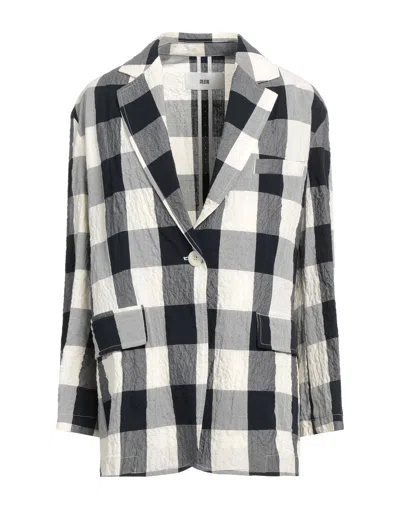 Solotre Woman Blazer Black Size 2 Cotton, Elastane