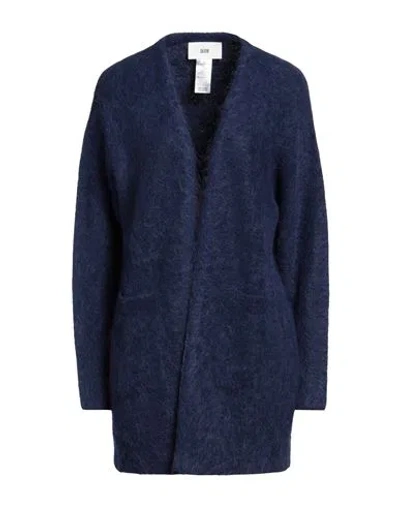 Solotre Woman Cardigan Blue Size 3 Alpaca Wool, Polyamide, Wool, Elastane