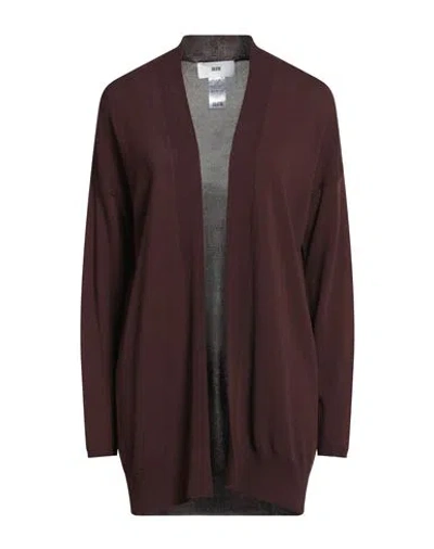 Solotre Woman Cardigan Chocolate Brown Size Onesize Viscose, Polyamide