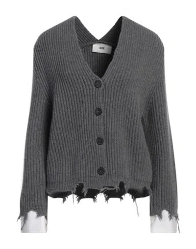 Solotre Woman Cardigan Grey Size 2 Wool