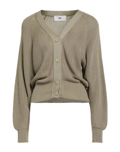 Solotre Woman Cardigan Khaki Size 2 Cotton In Brown